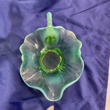Load image into Gallery viewer, Dugan Glass Opalescent Fan Pattern Candy Dish

