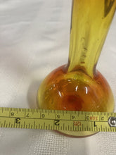 Load image into Gallery viewer, Vintage Rainbow Glass Co. Amberina Bud Vase
