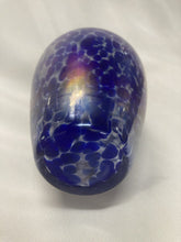 Load image into Gallery viewer, Vintage La Tee Da Blue Speckled Iridescent Glass Scent Diffuser, Refillable

