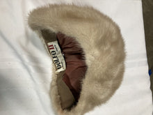 Load image into Gallery viewer, *Pastel Mink Cloche Hat, Adolpho II, Vintage to Antique, Excellent Condition
