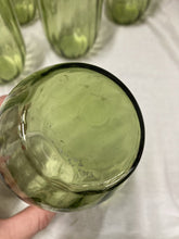 Load image into Gallery viewer, Vintage Avocado Optic Tumbler Glass
