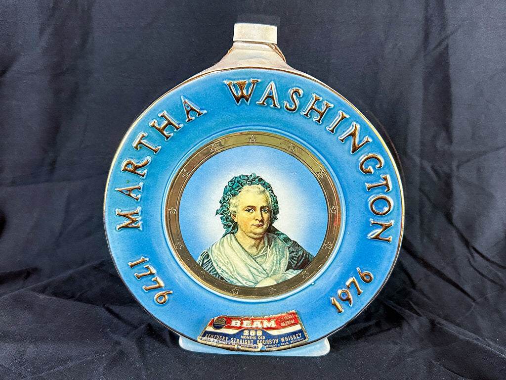 1976 Jim Beam US Bicentennial Martha Washington Collector Decanter Bottle EMPTY