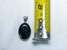 Load image into Gallery viewer, Sterling Silver Black Stone Pendant

