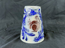 Load image into Gallery viewer, Small Hand-made Gray &amp; Blue Squirrel Pitcher
