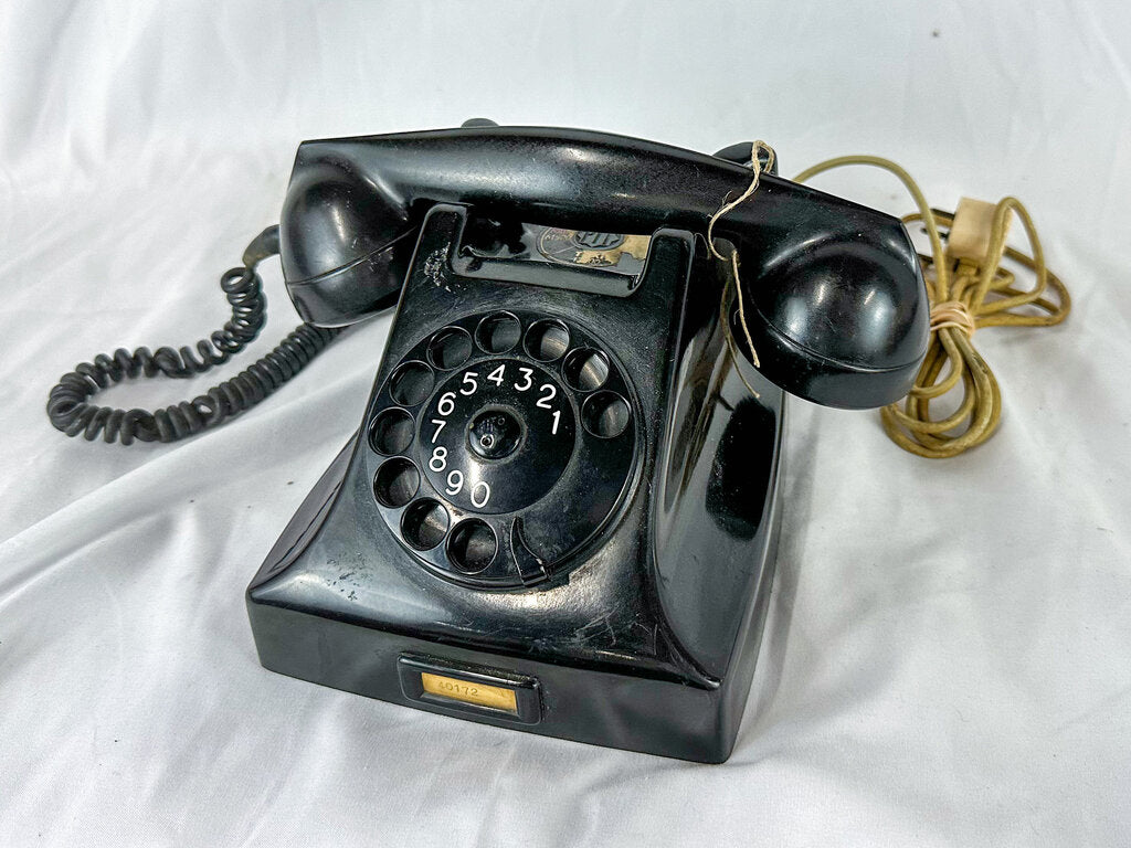 Vintage French Bakelite Rotary Phone