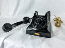 Load image into Gallery viewer, Vintage French Bakelite Rotary Phone
