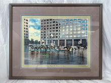Load image into Gallery viewer, Vintage Framed Signed &quot;Horses of History: The Mustangs of Las Colinas&quot; Print by Donald Mitchell
