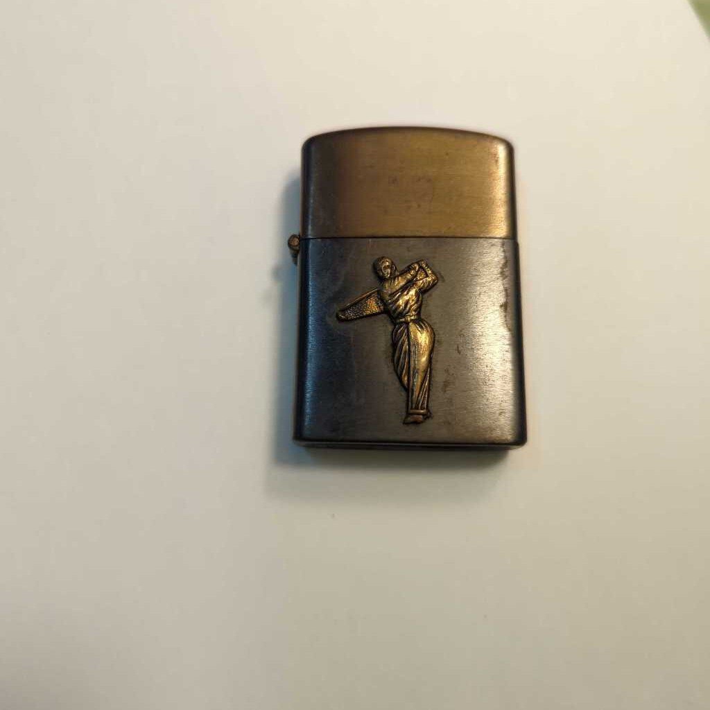 Vintage Craftsman Japan Metal Golfer Lighter