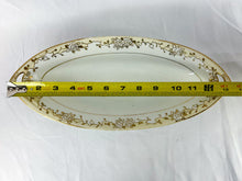 Load image into Gallery viewer, Vintage Hand-Painted Nippon Celery Platter &amp; 5 Salt Cellars Set
