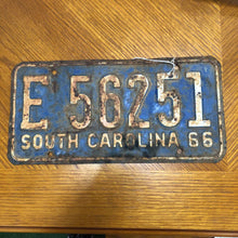 Load image into Gallery viewer, 1966 SC license plate
