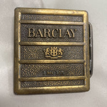Load image into Gallery viewer, Vintage Barclay Cigarettes Belt Buckle
